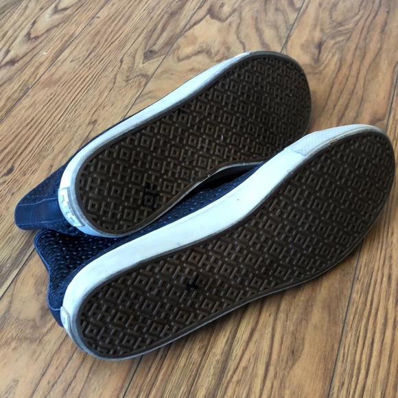 Tory Burch Laser cut out high top sneakers 7.5 - Picture 8 of 8